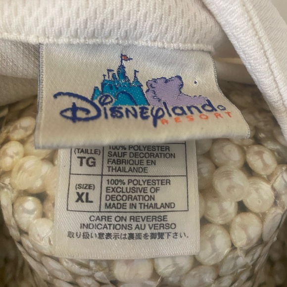 Vintage 90s Disney Mickey Mouse White and Blue Jersey - Picture 6 of 7